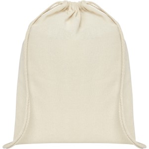 Oregon 140 g/m2 cotton drawstring backpack, Natural (Backpacks)
