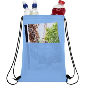 Oriole 12-can drawstring cooler bag 5L, Light blue (Cooler bags)