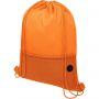 Oriole mesh drawstring backpack, Orange