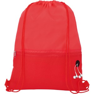 Oriole mesh drawstring backpack, Red (Backpacks)