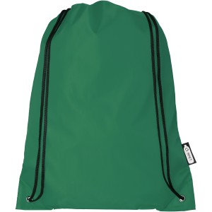 Oriole RPET drawstring backpack 5L, Green (Backpacks)