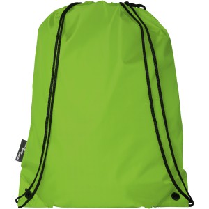 Oriole RPET drawstring backpack 5L, Lime (Backpacks)