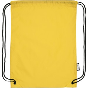 Oriole RPET drawstring backpack 5L, Yellow (Backpacks)