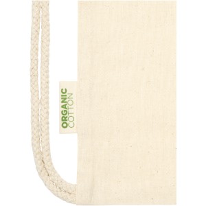 Orissa 100 g/m2  organic cotton drawstring backpack, natural (Backpacks)