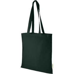 Orissa 100 g/m2  organic cotton tote bag 7L, Dark green (cotton bag)