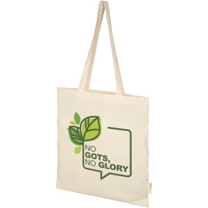 Orissa 100 g/m2  organic cotton tote bag, Natural (cotton bag)