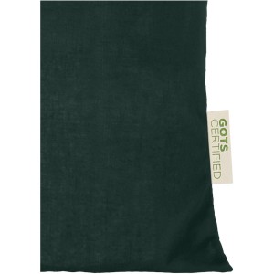 Orissa 140 g/m2  organic cotton tote bag 7L, Dark green (cotton bag)