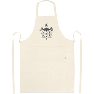 Orissa 200 g/m2 organic cotton apron, Natural (Apron)