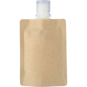 Paper bag sunscreen lotion Kyle, brown (Body care products)
