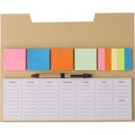 Paper memo set Lipa, brown (709760-11)