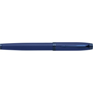 Parker IM Monochrome PVD rollerball, blue (Metallic pen)