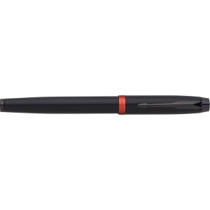 Parker IM Vibrant Rings PVD rollerball, black/orange (Metallic pen)