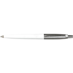 Parker Jotter ballpen, white (Metallic pen)