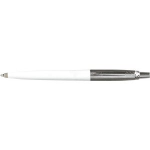 Parker Jotter ballpen, white (Metallic pen)