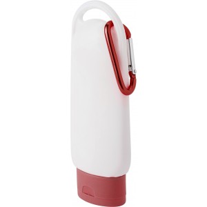 PE sunscreen lotion bottle Erin, red (Body care products)
