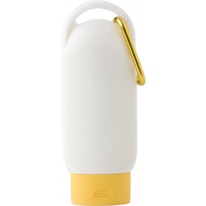 PE sunscreen lotion bottle Erin, yellow (Body care products)