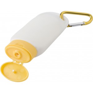 PE sunscreen lotion bottle Erin, yellow (Body care products)