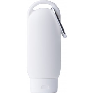 PE sunscreen lotion bottle, white (Body care products)