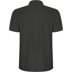 Pegaso Premium short sleeve men's polo, Dark Lead (Polo shirt, 90-100% cotton)