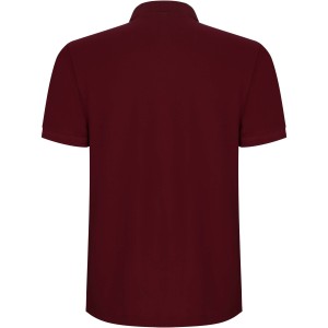 Pegaso Premium short sleeve men's polo, Garnet (Polo shirt, 90-100% cotton)