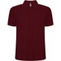 Pegaso Premium short sleeve men's polo, Garnet