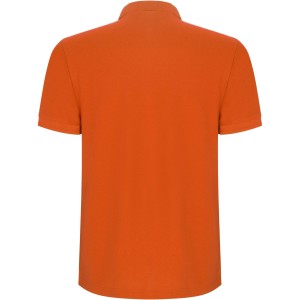 Pegaso Premium short sleeve men's polo, Orange (Polo shirt, 90-100% cotton)