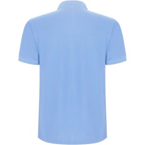Pegaso Premium short sleeve men's polo, Sky blue (Polo shirt, 90-100% cotton)