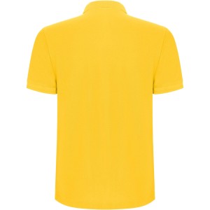 Pegaso Premium short sleeve men's polo, Yellow (Polo shirt, 90-100% cotton)