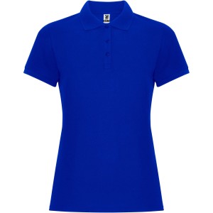 Pegaso Premium short sleeve women's polo, Blue (Polo shirt, 90-100% cotton)