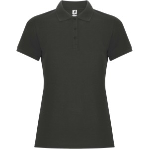 Pegaso Premium short sleeve women's polo, Dark Lead (Polo shirt, 90-100% cotton)