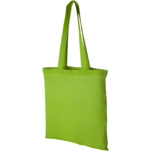 Peru 180 g/m2 cotton tote bag 7L, Lime green (cotton bag)
