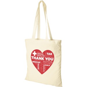 Peru 180 g/m2 cotton tote bag, Natural (cotton bag)
