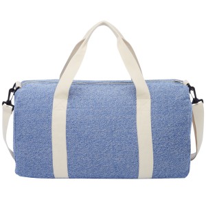 Pheebs 210 g/m2 recycled cotton/polyester bag, Heather navy (Travel bags)