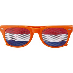 Plexiglass sunglasses with country flag Lexi, red/white/blue