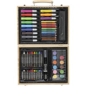 Plywood drawing set Thessaly, brown (Drawing set)