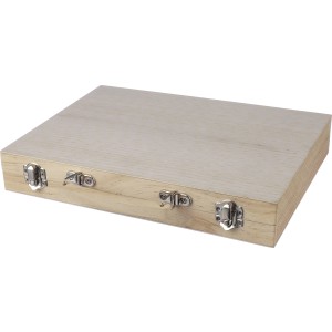 Plywood drawing set Thessaly, brown (Drawing set)