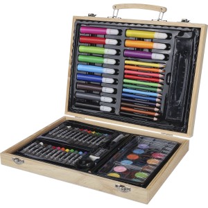 Plywood drawing set Thessaly, brown (Drawing set)