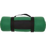 Polar fleece (170-180 gr/m2) blanket Nora, green (1761-04CD)