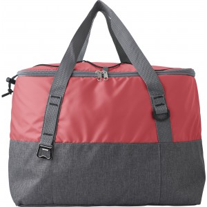 Polycanvas (600D) cooler bag Carlos, red