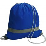 Polyester (190T) drawstring backpack Sylvie, cobalt blue (6238-23CD)