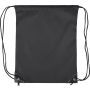 Polyester (210D) drawstring backpack Isolde, black