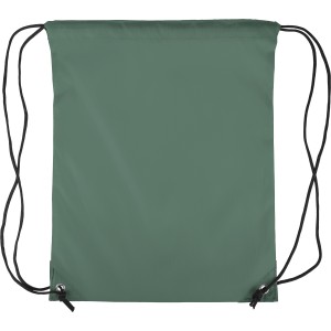 Polyester (210D) drawstring backpack Isolde, green (Backpacks)