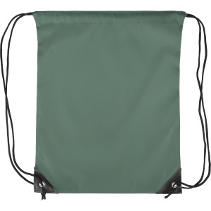 Polyester (210D) drawstring backpack Isolde, green (Backpacks)