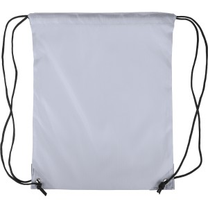 Polyester (210D) drawstring backpack Isolde, grey (Backpacks)