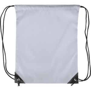 Polyester (210D) drawstring backpack Isolde, grey (Backpacks)