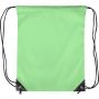 Polyester (210D) drawstring backpack Isolde, light green