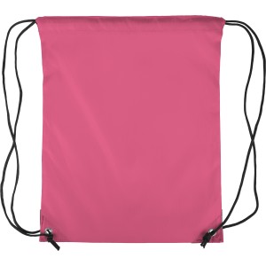 Polyester (210D) drawstring backpack Isolde, pink (Backpacks)