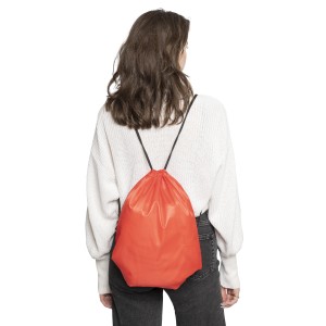 Polyester (210D) drawstring backpack Isolde, red (Backpacks)