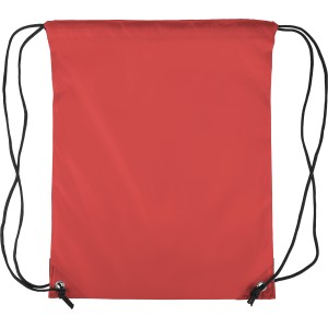 Polyester (210D) drawstring backpack Isolde, red (Backpacks)
