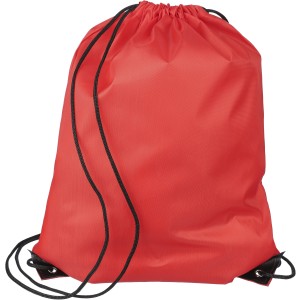 Polyester (210D) drawstring backpack Isolde, red (Backpacks)